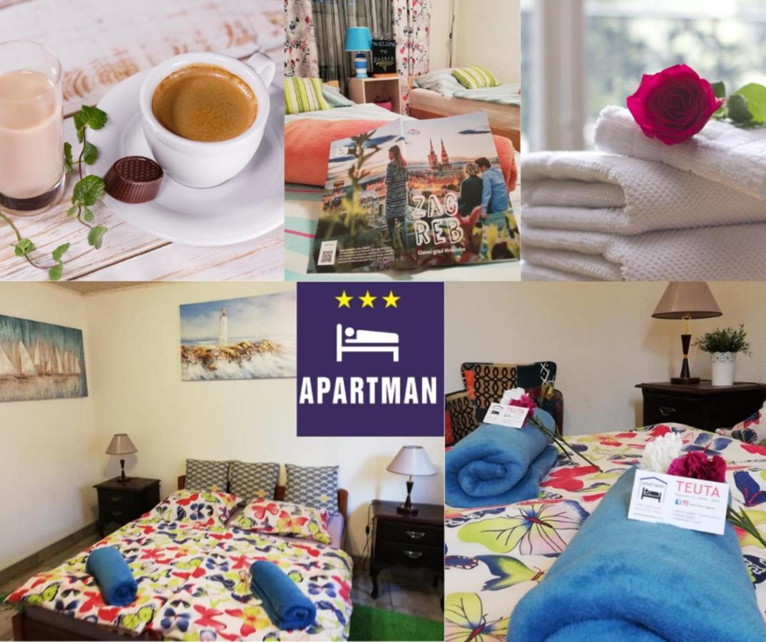Apartman Teuta Zagreb Eksteriør billede